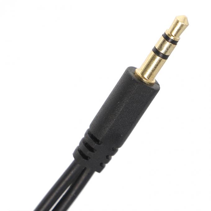 1 homme à 2 femmes Split 3.5 mm Jack stéréo casque audio Y câble de séparation 2
