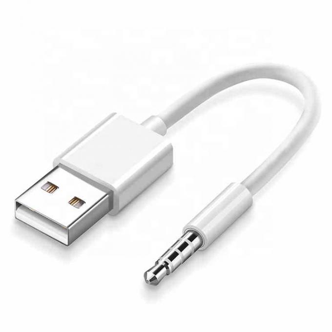 USB 2.0 Femme à 3,5 mm Jack 3 pôles Adaptateur de convertisseur AUX pour haut-parleur audio de voiture 0