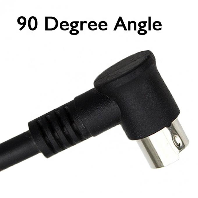 1M 2M 3M Shield 90 degrés angle droit S vidéo mâle à mâle 7 broches Mini Din câble d'extension 1