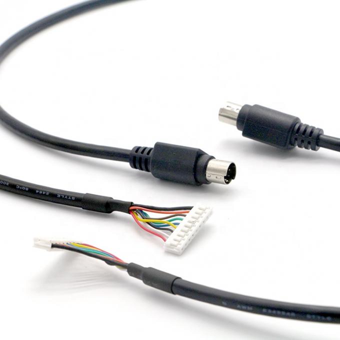 CUSTOM S Vidéo 8 PIN Mini DIN à 9 PIN JST Connecteur PC câble de commande de moteur 2