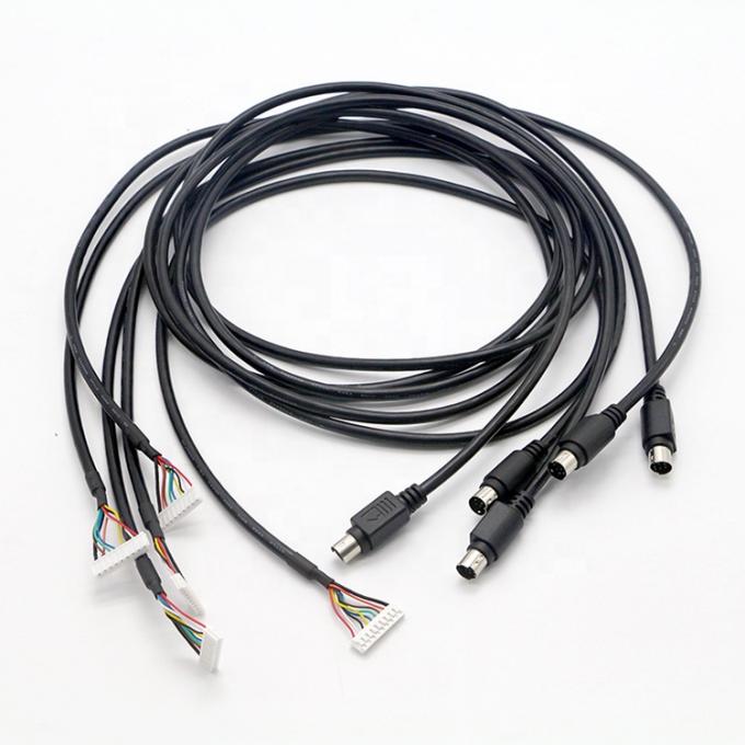 CUSTOM S Vidéo 8 PIN Mini DIN à 9 PIN JST Connecteur PC câble de commande de moteur 4