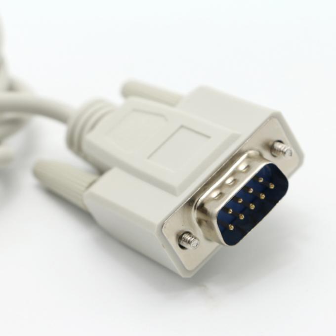 OEM Bouclier mâle à femelle DB9 RS232 9 broche à travers le câble de données série d'extension 2