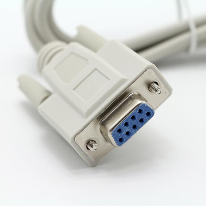 OEM Bouclier mâle à femelle DB9 RS232 9 broche à travers le câble de données série d'extension 1