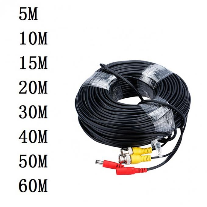 CUSTOM 5M 10M 20M Ensemble de sécurité homme femme RG59 Vidéo BNC DC Power SDI câble de caméra de vidéosurveillance 3