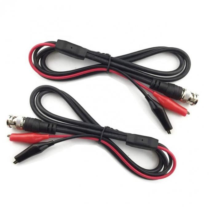 BNC à double alligator crocodile clips test câble de plomb pour l'oscilloscope vidéo caméra de vidéosurveillance 0