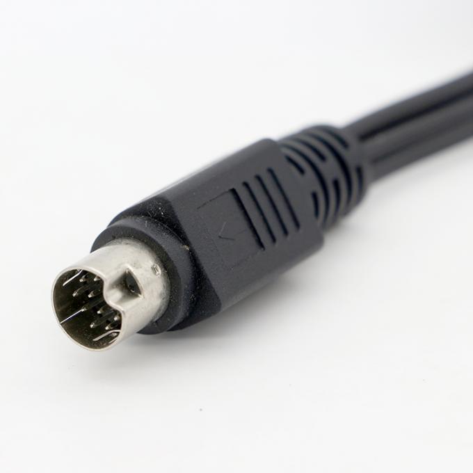 9 broches Mini Din à 3 câble audio vidéo RCA S pour les écrans de télévision récepteur audio vidéo 1
