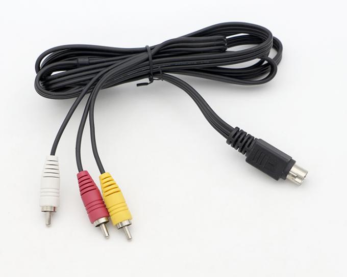 9 broches Mini Din à 3 câble audio vidéo RCA S pour les écrans de télévision récepteur audio vidéo 0