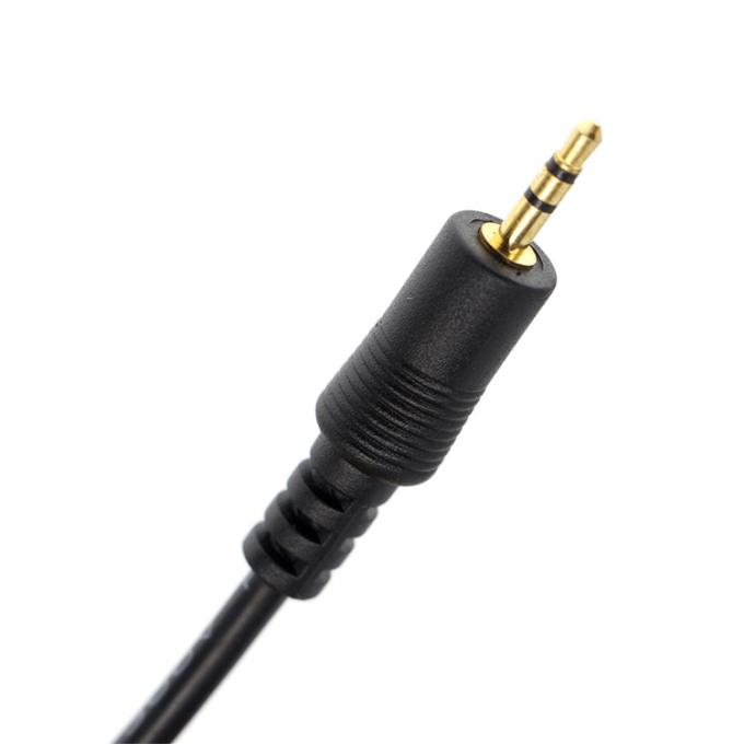 3 pôles personnalisés à angle droit 2,5 mm TRS à 3,5 mm Mono TRRS Aux câble audio stéréo 2