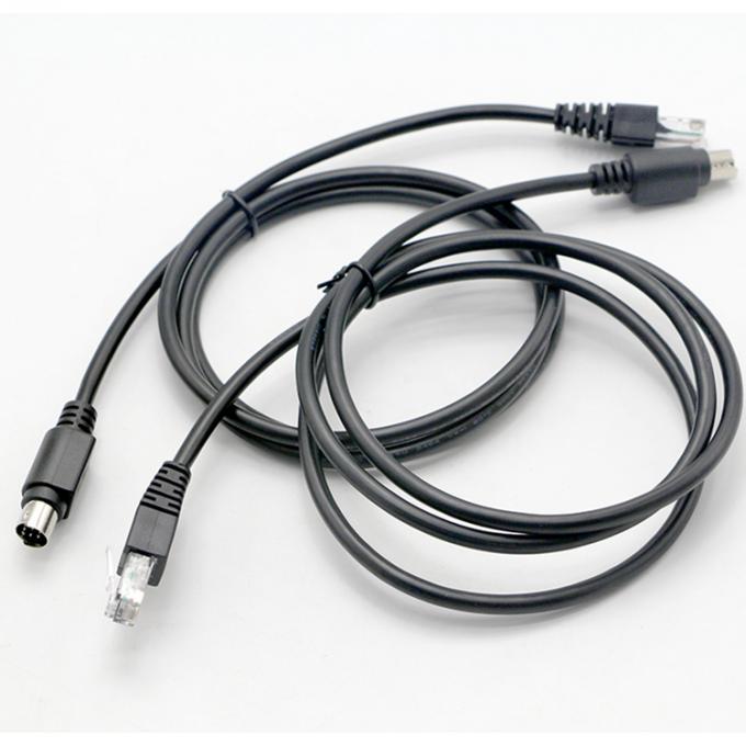 Cable de connexion RJ45 à 8 broches Mini Din 4