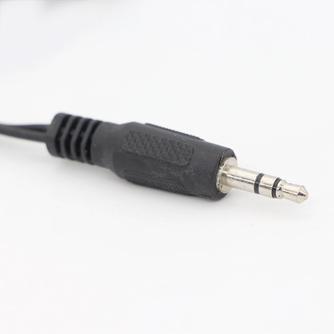 Jack personnalisé 3,5 mm 1 homme à 2 femmes Y Splitter casque Jack Mic PC Audio TRS Splitter câble 1