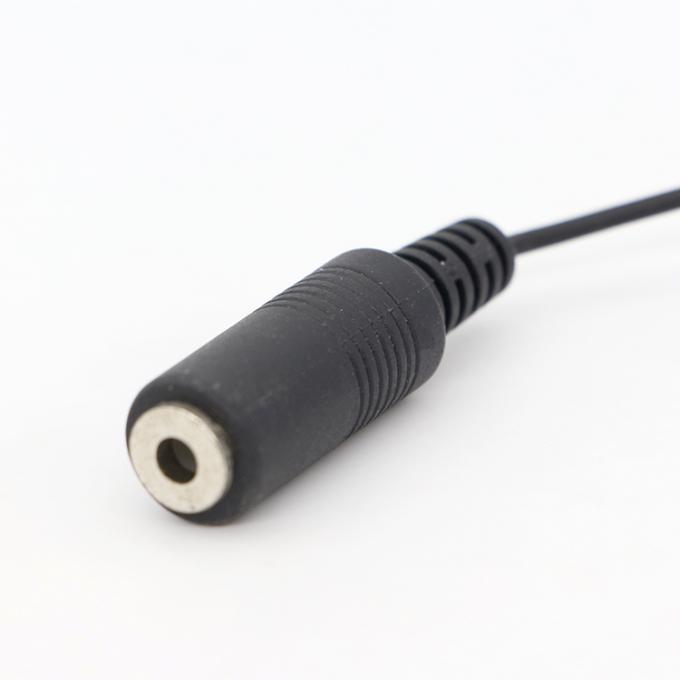 Jack personnalisé 3,5 mm 1 homme à 2 femmes Y Splitter casque Jack Mic PC Audio TRS Splitter câble 3