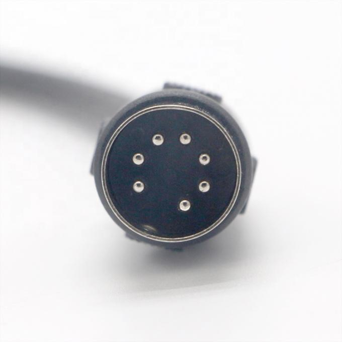 Système audio stéréo midi personnalisé de signal mâle à femelle câble d'extension de commande à 7 broches 1