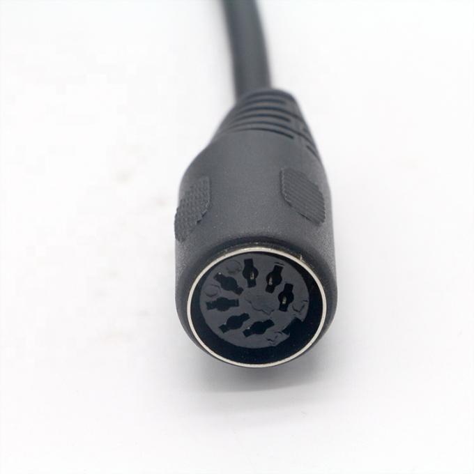 Système audio stéréo midi personnalisé de signal mâle à femelle câble d'extension de commande à 7 broches 2