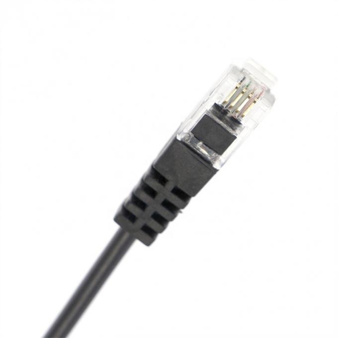OEM RJ9 RJ10 à féminin 3,5 mm CTIA Plug Audio Jack Headset Adapter câble pour téléphone 3