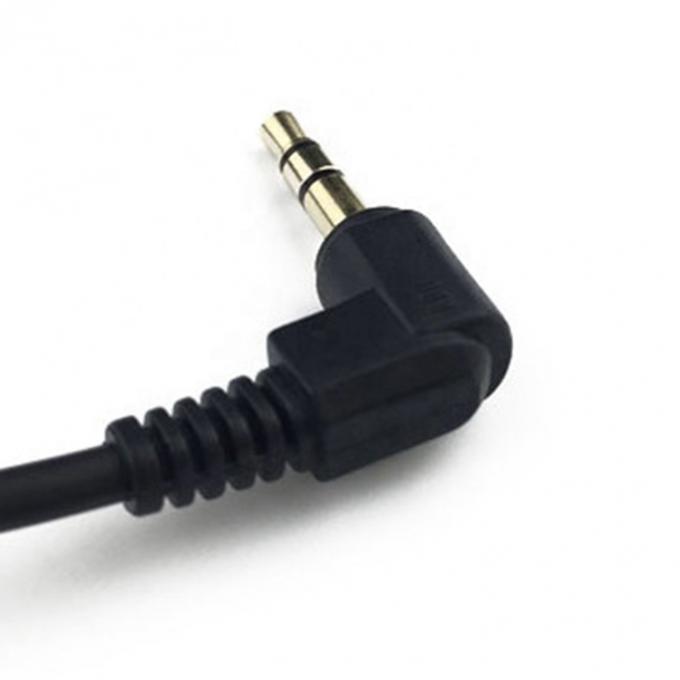 Enroulement de ressort mâle à mâle 90 degrés angle droit 3,5 mm Jack à 3,5 mm Jack câble audio stéréo TRS 3