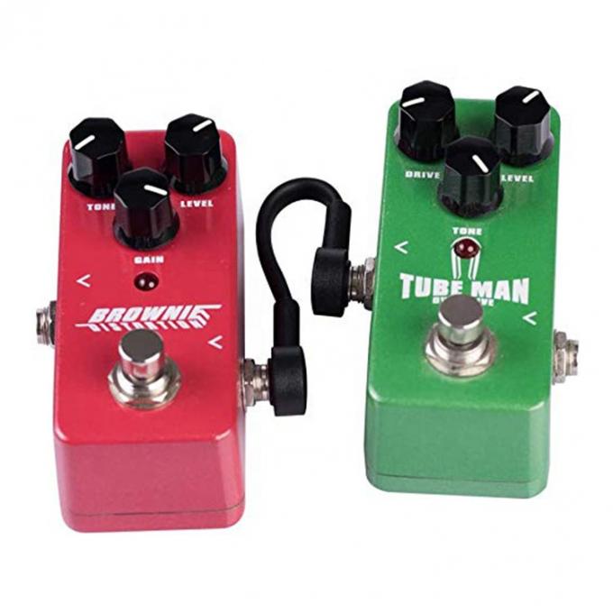 Coordonnées personnalisées courtes de 90 degrés Angle 1/4 pouce TS Jack Instrument électrique Guitar Patch Cable 4