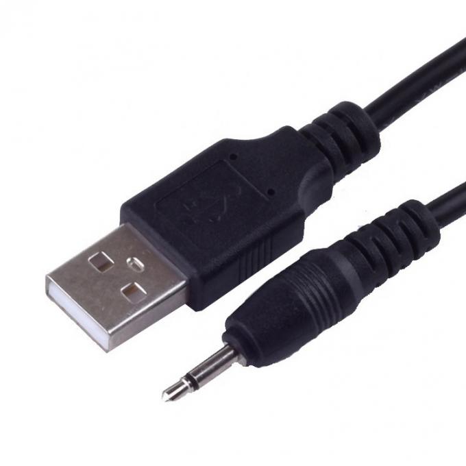 USB personnalisé au câble de charge mono audio Jack DC de 2,5 mm 0