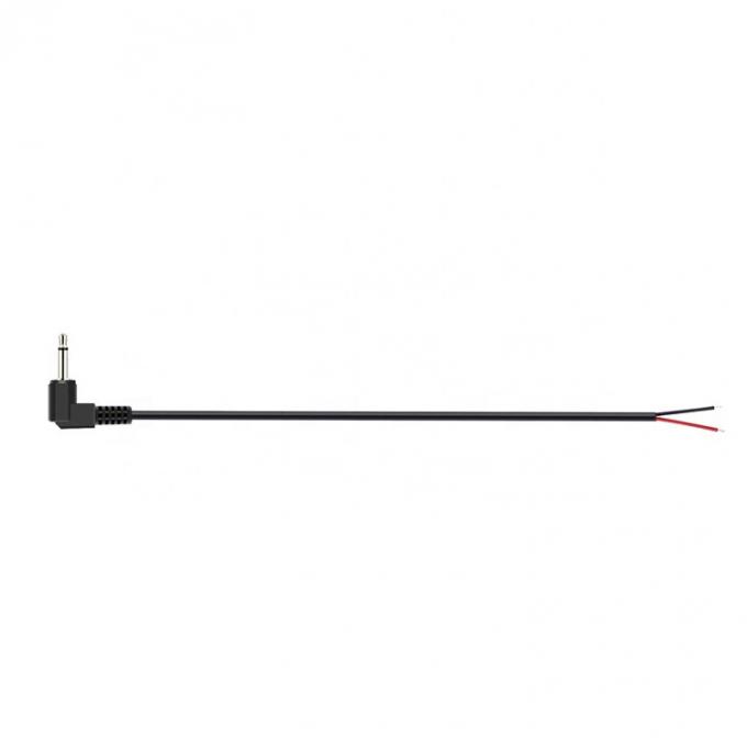 90 degrés angle droit 2 pôles TS 3,5 mm Stereo Audio Jack à la queue de porc dépouillée en conserve câble de fin de fil nu 3