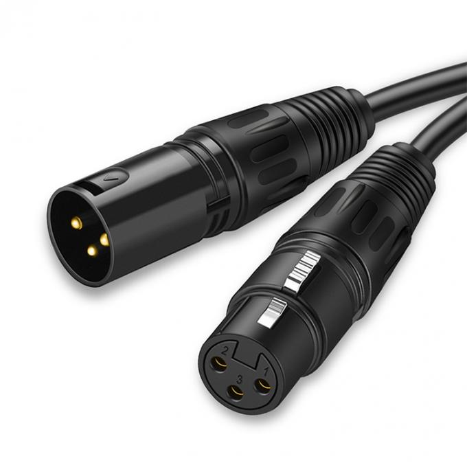 Microphone Hifi 3 PIN Connecteur audio XLR Jack mâle à XLR câble DMX féminin 2