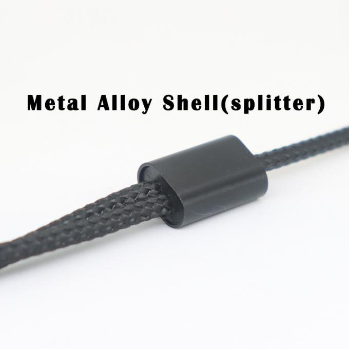 1 entrée à 2 sorties en forme de Y 3,5 mm AUX Microphone audio stéréo Casque séparateur adaptateur câble 4