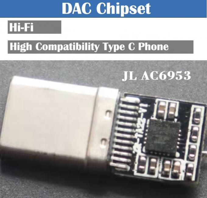 Adaptateur de câble audio haute compatibilité DAC USB de type C à AUX 3,5 mm pour Samsung Pixel Google Phone 1