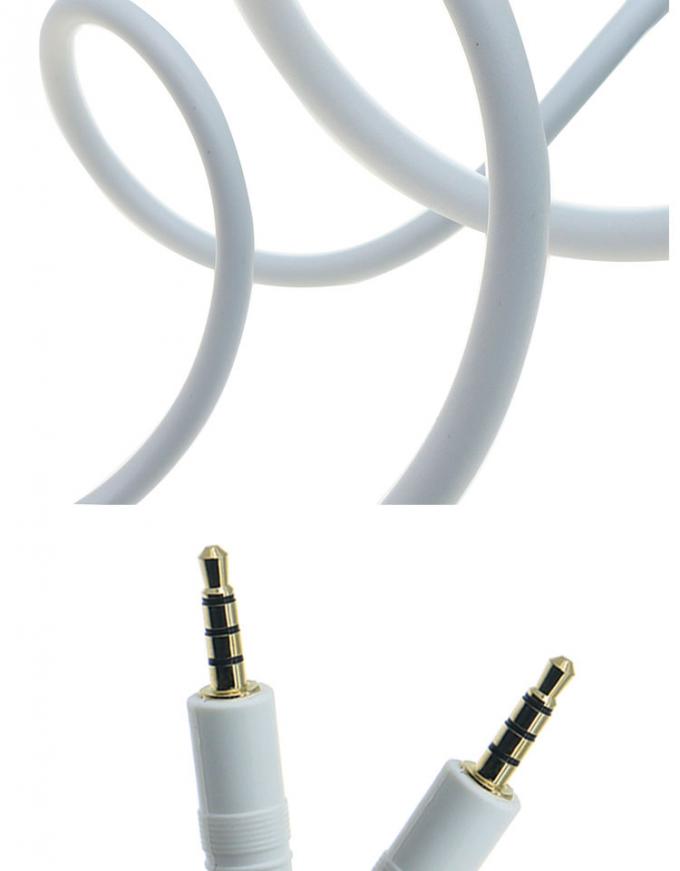 3.5mm Homme à Homme Femme Stéréo AUX 3 pôles TRS 4 pôles TRRS Mono Jack Microphone patch câble d'extension audio 3