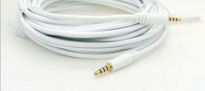 3.5mm Homme à Homme Femme Stéréo AUX 3 pôles TRS 4 pôles TRRS Mono Jack Microphone patch câble d'extension audio 6