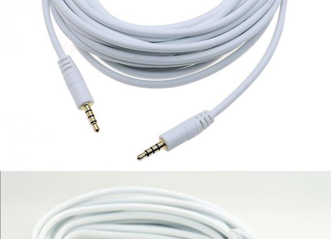 3.5mm Homme à Homme Femme Stéréo AUX 3 pôles TRS 4 pôles TRRS Mono Jack Microphone patch câble d'extension audio 5