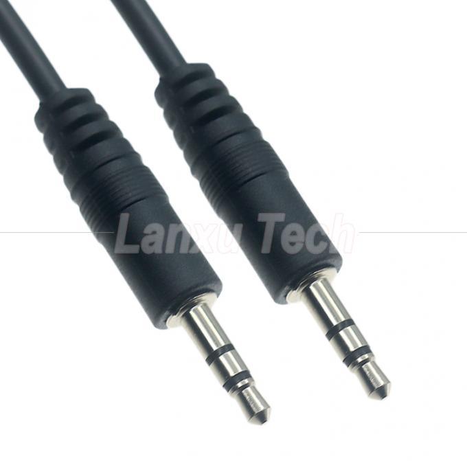 Personnalisation OEM 1M 2M 3M 5M 10M 3 pôles TRS mâle à mâle 3.5mm Aux Jack stéréo câble d'extension audio 4