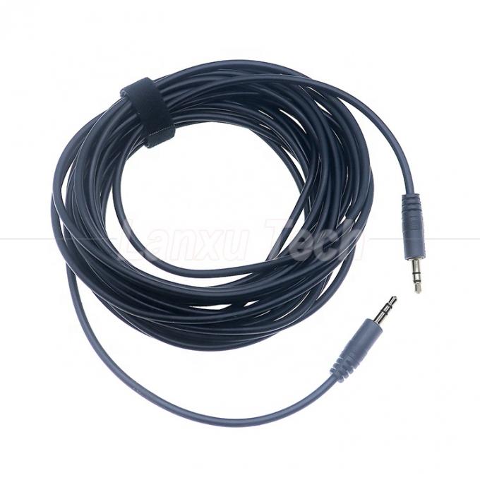 Personnalisation OEM 1M 2M 3M 5M 10M 3 pôles TRS mâle à mâle 3.5mm Aux Jack stéréo câble d'extension audio 5