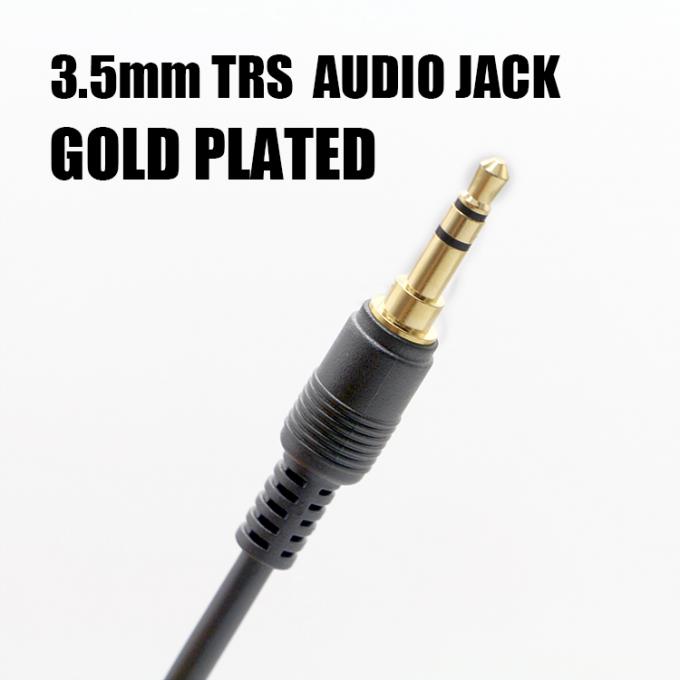 OEM plaqué or 1M 2M 3M mâle à mâle 3.5mm Jack haut-parleur auxiliaire câble audio stéréo 1