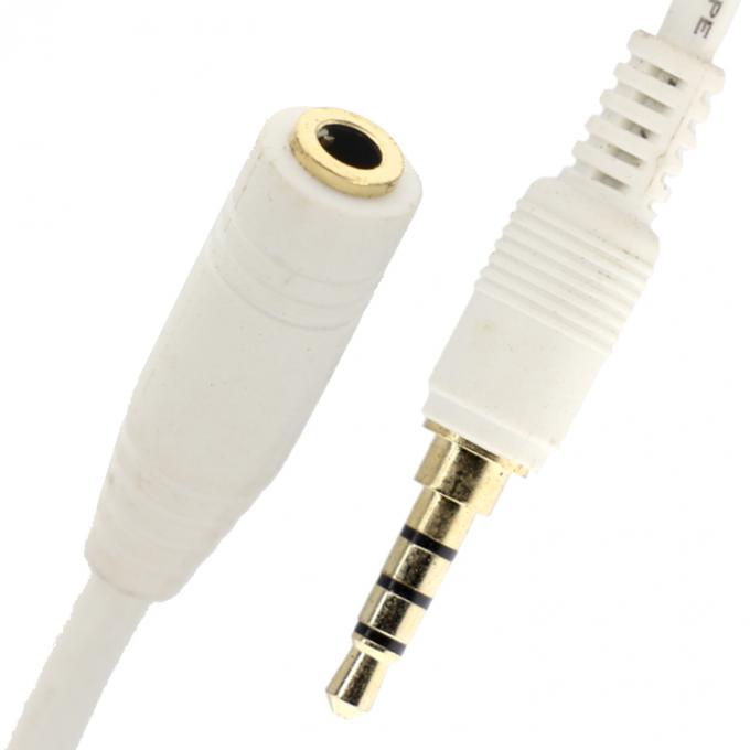 1m 2m 3m 5m 10m 3,5 mm Jack audio TRRS mâle à 3,5 mm TRRS femelle câble d'extension audio stéréo aux 0