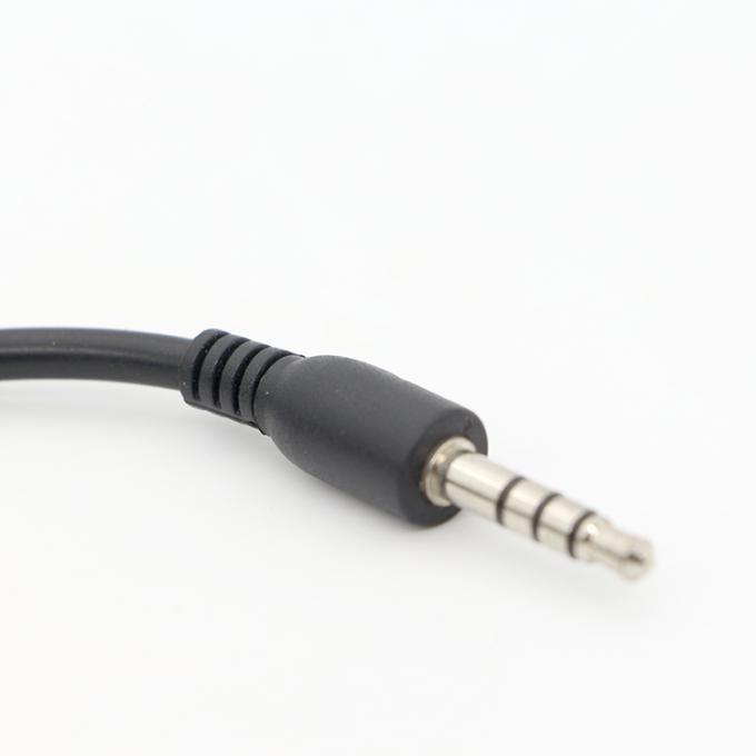 3.5mm Jack TRRS mâle à 3.5mm Jack TRRS femelle câble d'extension audio stéréo aux 1