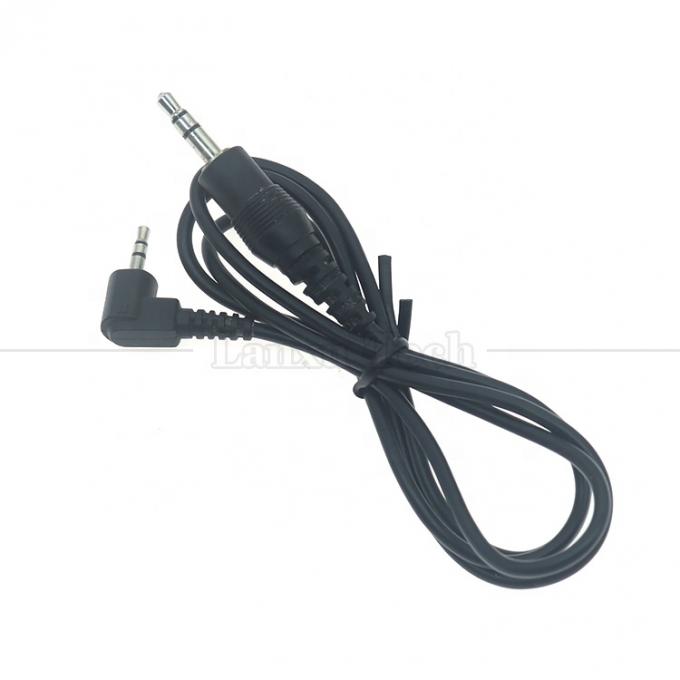 Personnalisation 2,5 mm mâle à 90 degrés angle droit 3,5 mm mâle jack stéréo aux convertisseur audio adaptateur câble 3