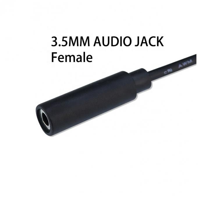 1m 3m 5m 3 Poles Trs mâle à femelle câble jack audio 3,5 mm 2