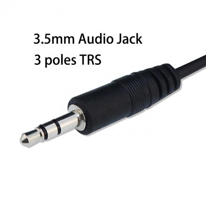 1m 3m 5m 3 Poles Trs mâle à femelle câble jack audio 3,5 mm 1