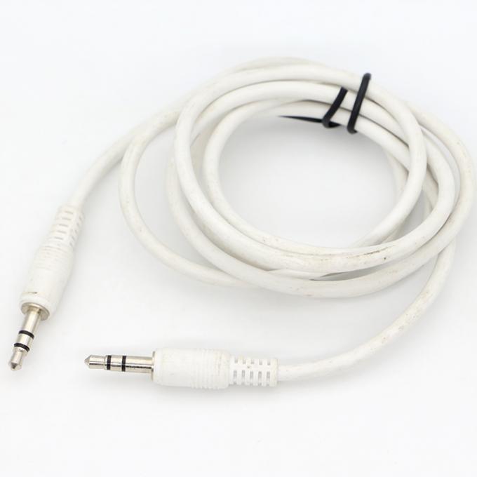 Fabrication sur mesure Homme à Homme 3,5 mm TRS Audio Stereo Jack câble pour haut-parleur 0