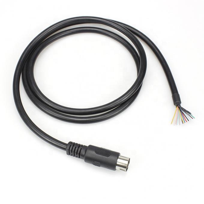 1M 2M Shield 13 PIN Din Connecteur personnalisé à câble à queue de porc 0