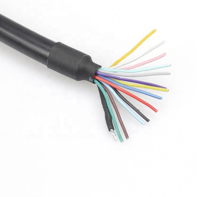 1M 2M Shield 13 PIN Din Connecteur personnalisé à câble à queue de porc 4