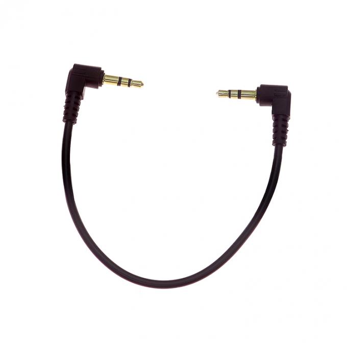 0.2M 1M 2M 3M 10M 90 degrés angle mâle à mâle 3 pôles TRS Stereo Audio Jack câble d'extension pour casque haut-parleur de voiture 1