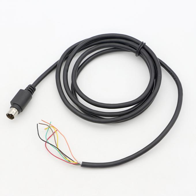 Personnalisation 6 7 8 PIN MINI DIN à Pigtail câble en fer blanc 4