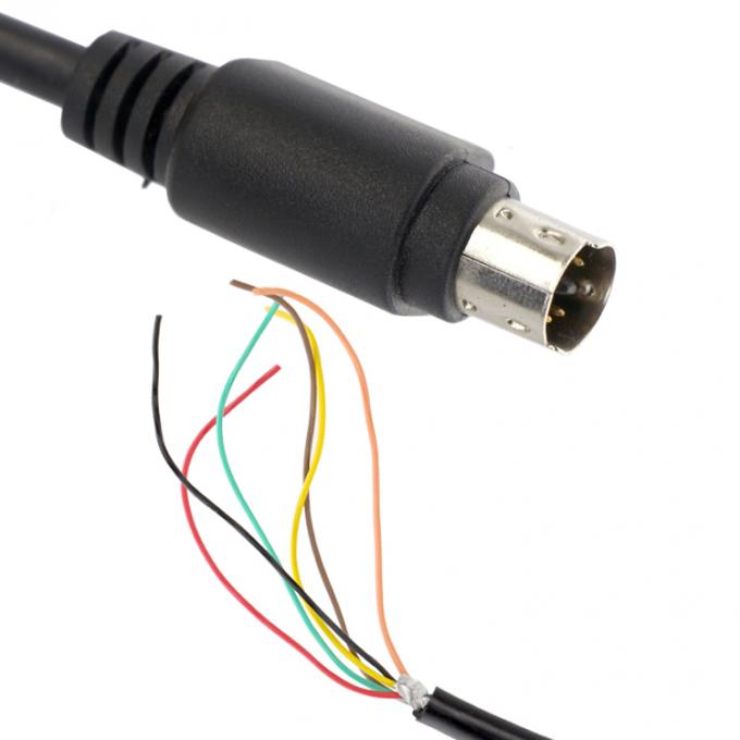 Personnalisation 6 7 8 PIN MINI DIN à Pigtail câble en fer blanc 1