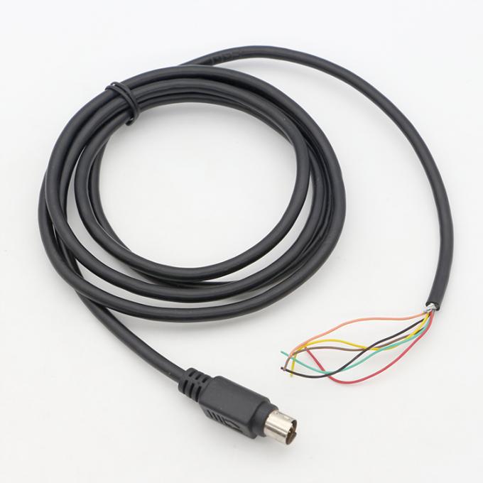 Personnalisation 6 7 8 PIN MINI DIN à Pigtail câble en fer blanc 5