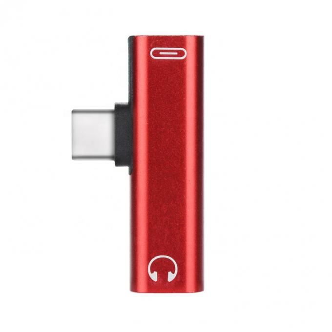 2 en 1 USB de type C à 3,5 mm Jack PD Chargeant adaptateur audio casque 4