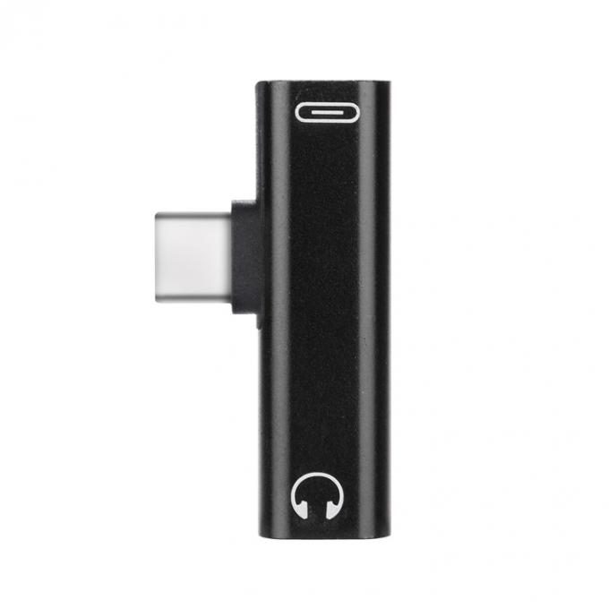 2 en 1 USB de type C à 3,5 mm Jack PD Chargeant adaptateur audio casque 5