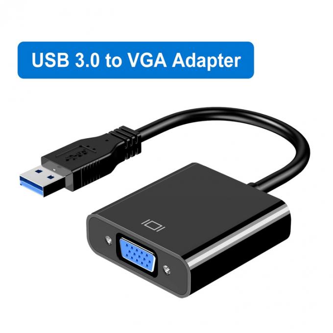 Convertisseur vidéo multi-affichage USB 3.0 à VGA Adaptateur pour PC Moniteur portable Projecteur HDTV 0