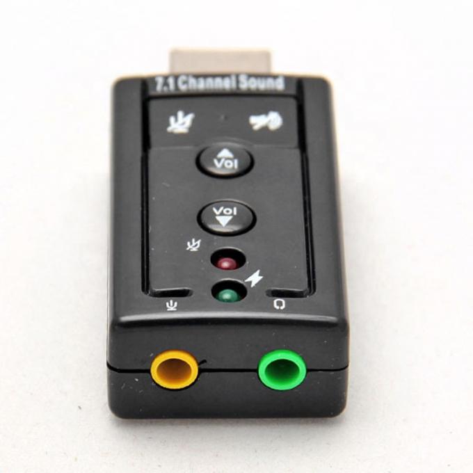 Plug and Play Audio Mic Studio Adaptateur de carte de son externe USB 2