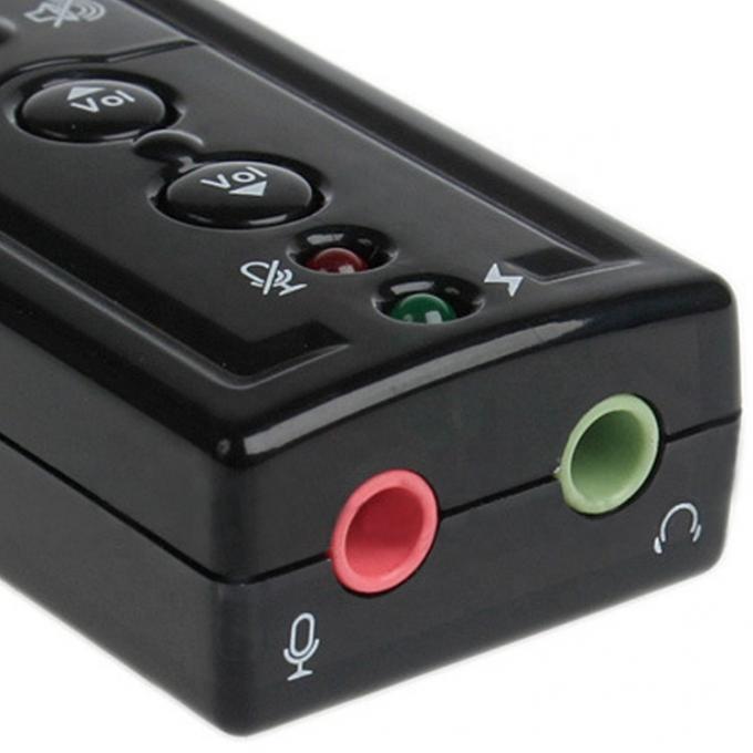 Plug and Play Audio Mic Studio Adaptateur de carte de son externe USB 3