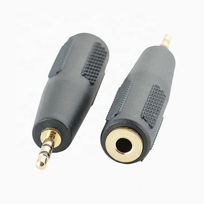3 pôles TRS Jack homme à femme 2,5 à 3,5 Adaptateur audio 3