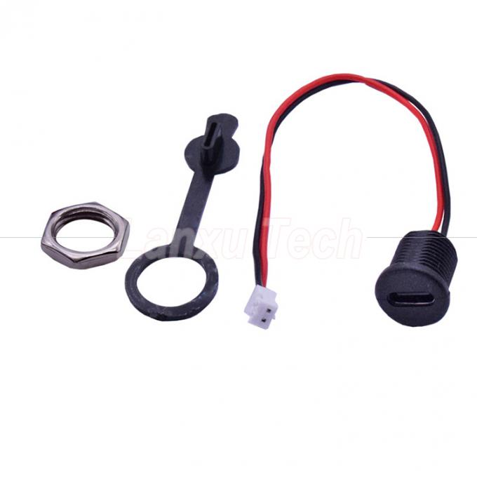 Capsule étanche USB de type C prise de prise féminine à 2 broches PH 2.0 XH 2.54 SH1.0 VH ZH MX câble de connecteur 3